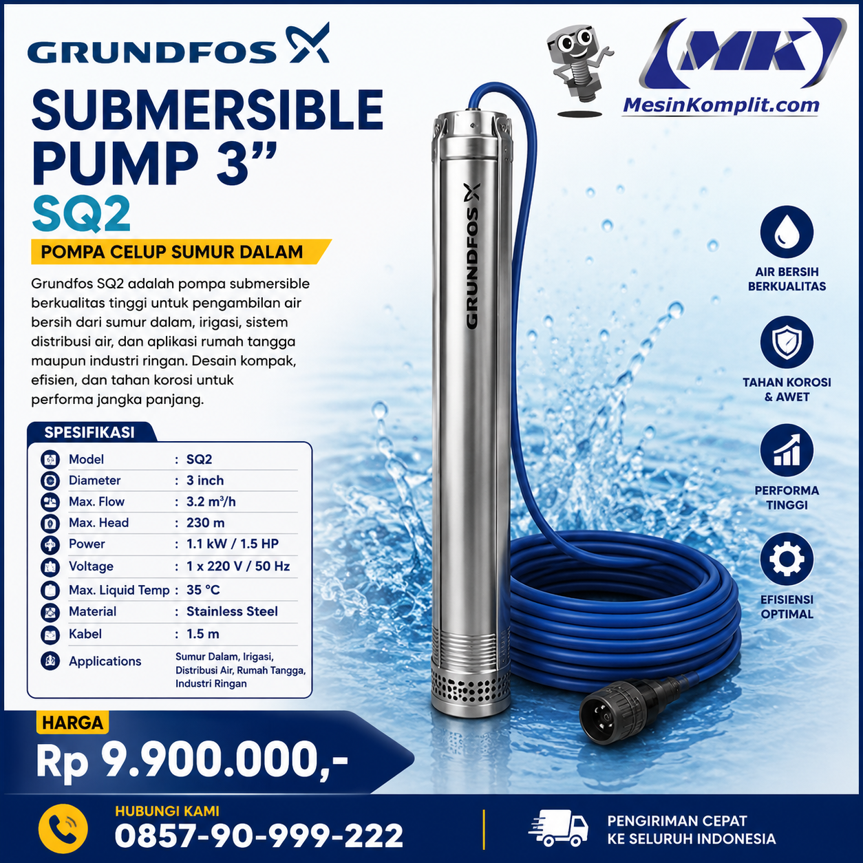 Pompa Celup Grundfos SQ (...